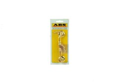 Cabin Hooks 125MM Brass Plated Iron