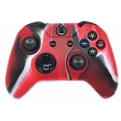 Clearance ? Ninasill ? Exclusive Soft Camouflage Silicone Case Cover For Xbox One Wireless Controller Red
