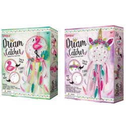 2 Pack - Flamingo And Unicorn Dream Catcher Sewing Embroidery Diy Craft