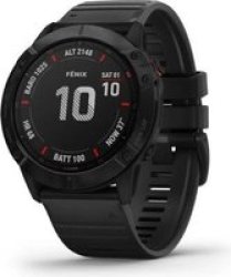 Garmin Fenix 6X Pro Smartwatch Black With Black Band