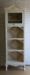 Stunning One Of A Kind New Lead Glass Cabinet