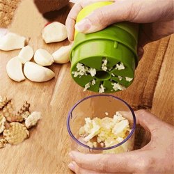 Fruit Vegetable Slicer Elevin Tm Kitchen Garlic Master Perfectly Minced Garlic In Seconds Head Circling Garlic Green