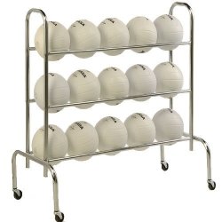Tandem Sport 3 Tier Ball Rack Holds Up To 12 Athletic Balls