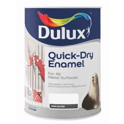 Dulux Quick Dry Enamel Black 5L