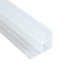 Uxcell 78.7-INCH Frameless Window Shower Door Seal Clear For 10MM Approx 3 8-INCH Glass