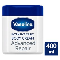Vaseline Intensive Care Advanced Dry Skin Repair Fragrance Free Body Cream 400ML