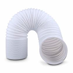 Rhodesy Portable Air Conditioner Exhaust Hose Extension 5.9 Inch Diameter 59 Inches Length White