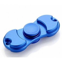 Fidget Hand Spinner - Aluminum Torqbar Style Blue