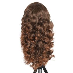 Loose Wave Hair With 4X2LACE Closure High Temperature Fiber Layla 1B