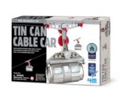 4M Kidz Labs - Tin Can Cable Car