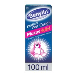 Benylin Children's Wet Cough Mucus Relief Syrup 100 Ml