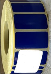 Blank Blue Semi-gloss 40MM X 20MM Labels