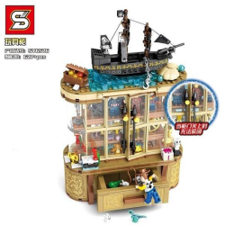 4AKID Building Blocks - Toy Cabinet 627 Piece