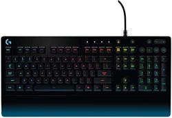 Logitech G213 Gaming Keyboard With Dedicated Media Controls 16.8 Million Lighting Colors Backlit Keys Spill-resistant And Durable Design Black