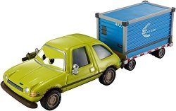 Disney pixar Cars Airport Adventure 2015 Series Deluxe Acer With Luggage Cart Die-cast Vehicle 3 6 1:55 Scale