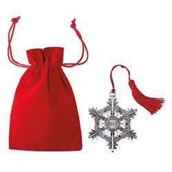 Avon 2017 Snowflake Pewter Ornament