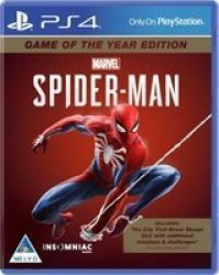 Sony Marvel& 39 S Spider-man - Game Of The Year Edition Playstation 4