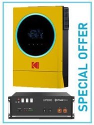 Kodak Solar 6.2KW Pylontech UP5000 4.8KWH Off-grid System SEHM12