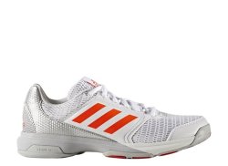 Adidas Women's Multido Essence Handball Shoes - White red