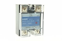 CHUANGNENG Solid State Relay Ssr 40DA Input 3-32V Dc Load 24-480V Ac D4840 40A Us Stock