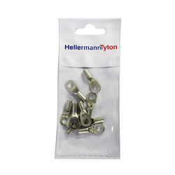 Hellermanntyton Cable Lugs Htb65 - 6mm X 5mm - 10 Pack