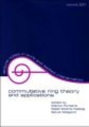 Commutative Ring Theory and Applications