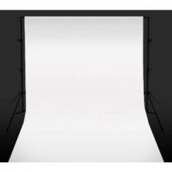 Pvc Black & White Backdrop Reversible - 3.0m X 6m Pvc