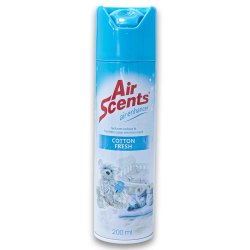 Air Scents Air Freshener Spray 200ML - Air Enhancer - Cotton Fresh