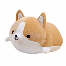 Trigle 50CM Cute Shiba Inu Plush Toy Anime Shiba Inu Plush Stuffed Sotf Doll Cartoon Doggo Cute Shiba Soft Toy Brown