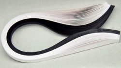 3MM Quilling Paper - Black & White 100