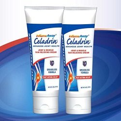 Inflameaway Celadrin Cream - Advanced Joint & Muscle Pain Relieving Cream -multi Value Size Two Pack Qvf 12 Oz Total