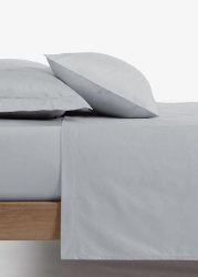 180TC Fitted Sheet King Gry 183X188CM