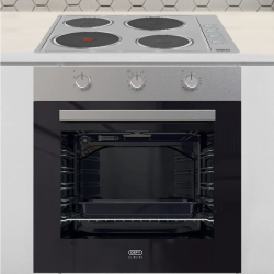 Defy 60CM Slimline Solid Hob & Eye-level Oven Cooking Combo - DCB849E