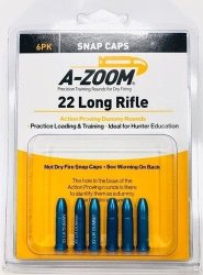 A-zoom .22 Rimfire Snap Caps 6PK