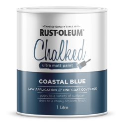 Decorative Chalked Paint Brush Matt Coastal Blue 1 L