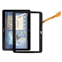 Smartillumi Touch Panel Touch Panel Touch Panel Digitizer For Galaxy Tab 3 10.1 P5200 P5210 White Color : Black