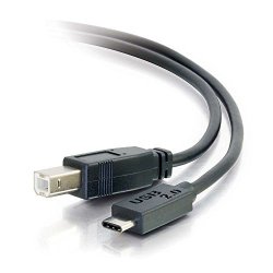 C2G 28858 USB 2.0 Usb-c To Usb-b Cable M m For Printers Scanners Brother Canon Dell Epson Hp And More Black 3 Feet 0.91 Meters