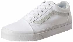 Vans Unisex Old Skool True White Canvas Skate Shoes 11