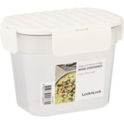 Lock & Lock Locknlock Wave Container - White - 570ML