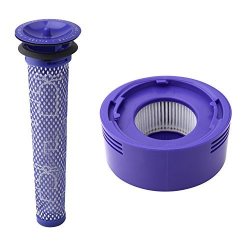 Pre Filter + Hepa Post-filter Kit For Dyson V7 V8 Animal And Absolute Cordless Vacuum Replacement Pre-filter DY-96566101 And Post- Filter DY-96747801