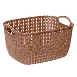 FORMOSA - Knit Basket Medium Bronze