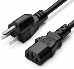 Ul Listed 4FT 3 Prong Ac Power Cord Cable For Dell Monitor SE2416HM E2210 P2418D SE2419H SE2419HX E2210H P2418HT SE2716H SE2719HR S3220DGF SE2417HGX SE2419HR