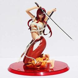 Fairy Tail Erza Toy Figure Pvc Figures Scarlet Cast Off Version Figure Collection Model Toy Multicolor