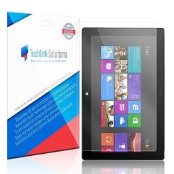 Microsoft Surface Windows 8 Pro Screen Protector 3-PACK Techlink Solutions Ultraclear - Premium HD Crystal Clear Shield anti-bubble & Anti-fingerprint Pet Film With