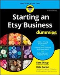 Starting An Etsy Business For Dummies Paperback 3RD Edition