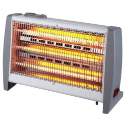Goldair GBFH-1238 3 Glass Bar Heater With Humidifier & Fan