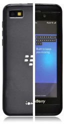 Ionic Designed Hybrid Soft And Hard Case For Rim Blackberry Z10 Black