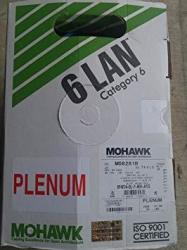 Mohawk Belden - M58281B - Priced Per Thousand Feet 23-4P Utp-cmp Sol Bc CAT6 Fep frpvc Blue Jacket 6 Lan Boxes
