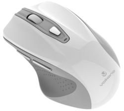 Volkano White Rechargeable Wireless Mouse - Aurum Series
