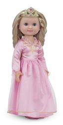 Melissa & Doug Celeste 14-INCH Poseable Princess Doll With Pink Gown And Tiara